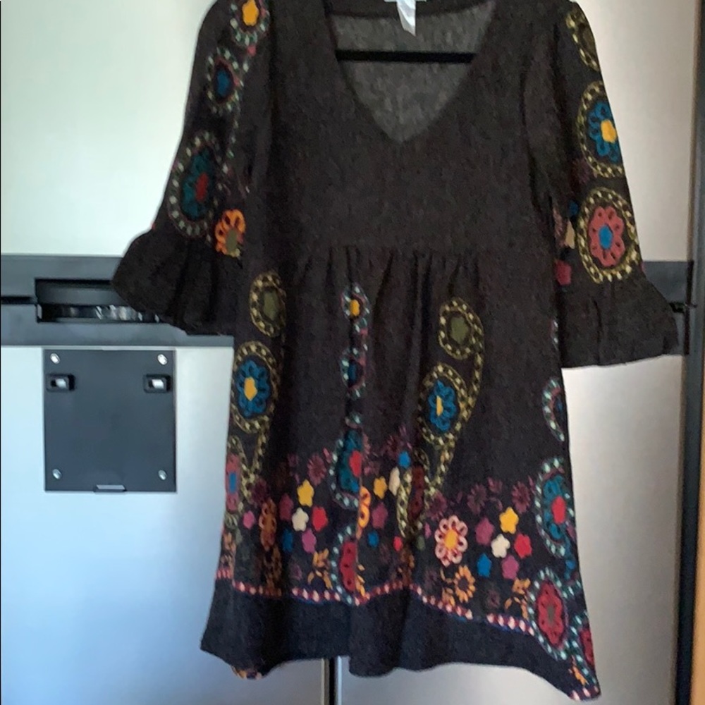 Wool blend dress